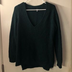 Dark Green Oversized Sweater
